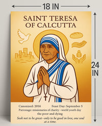 Saint Teresa of Calcutta Poster PosterGoat