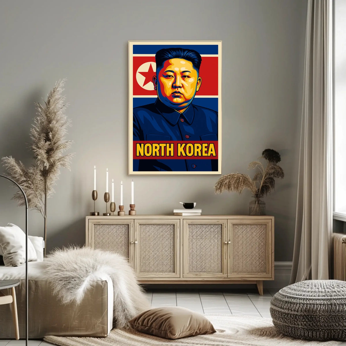 North Korea Leader Poster