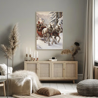 Winter Wonderland Sleigh Ride Poster