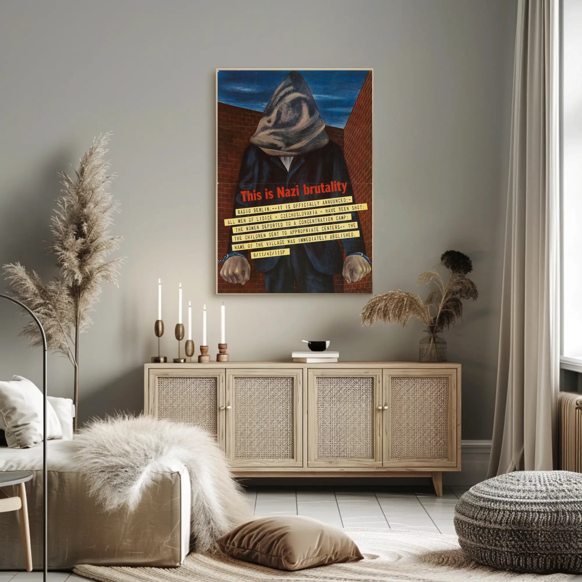 Nazi Brutality Exposed Poster PosterGoat