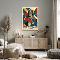 Pope Boniface VIII Historical Religious Art Poster