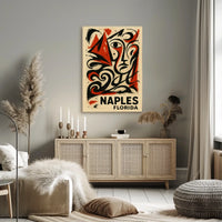 Naples Florida Artistic Expression Poster Wall Art Decor