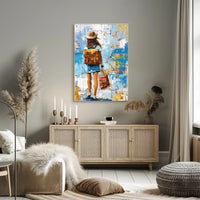 Vintage Parisian Architecture Art Poster