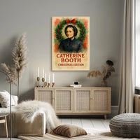 Victorian Christmas Woman Heritage Poster