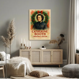 Victorian Christmas Woman Heritage Poster