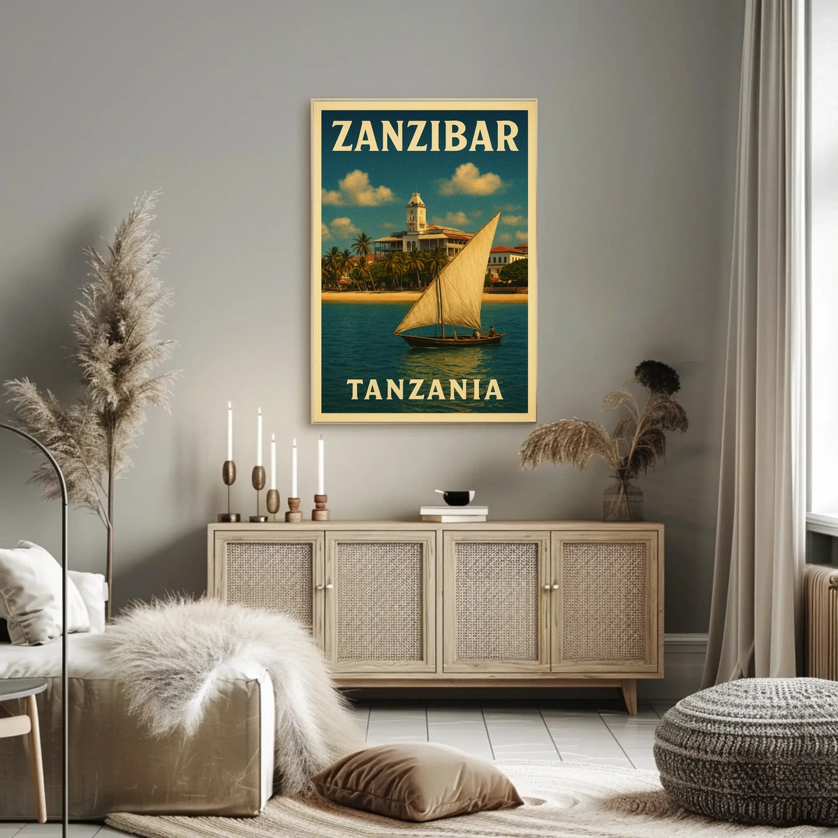 Zanzibar Travel Poster