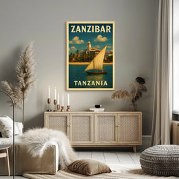 Zanzibar Travel Poster