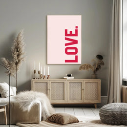 Bold Minimalist Typography Art Print - Abstract or Artistic Poster PosterGoat
