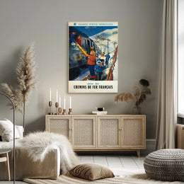 Sunny Winter Holidays With French Poster