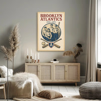 Brooklyn Atlantics Baseball Team Poster PosterGoat
