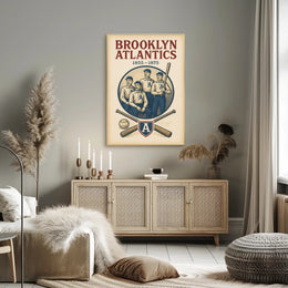 Brooklyn Atlantics Baseball Team Poster PosterGoat