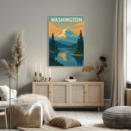 Washington Scenic Landscape Poster
