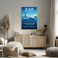 Boeing E-6A Mercury Flight Poster