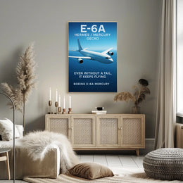 Boeing E-6A Mercury Flight Poster