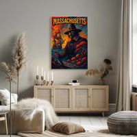 Massachusetts Pilgrim Poster