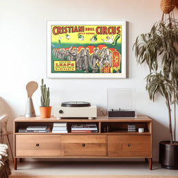 Cristiani Bros. Wild-Animal Circus Poster
