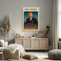 JFK Legacy Vintage Patriotic Poster for Inspiration