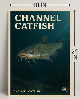 Channel Catfish Poster PosterGoat