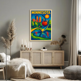 Minnesota Art Poster