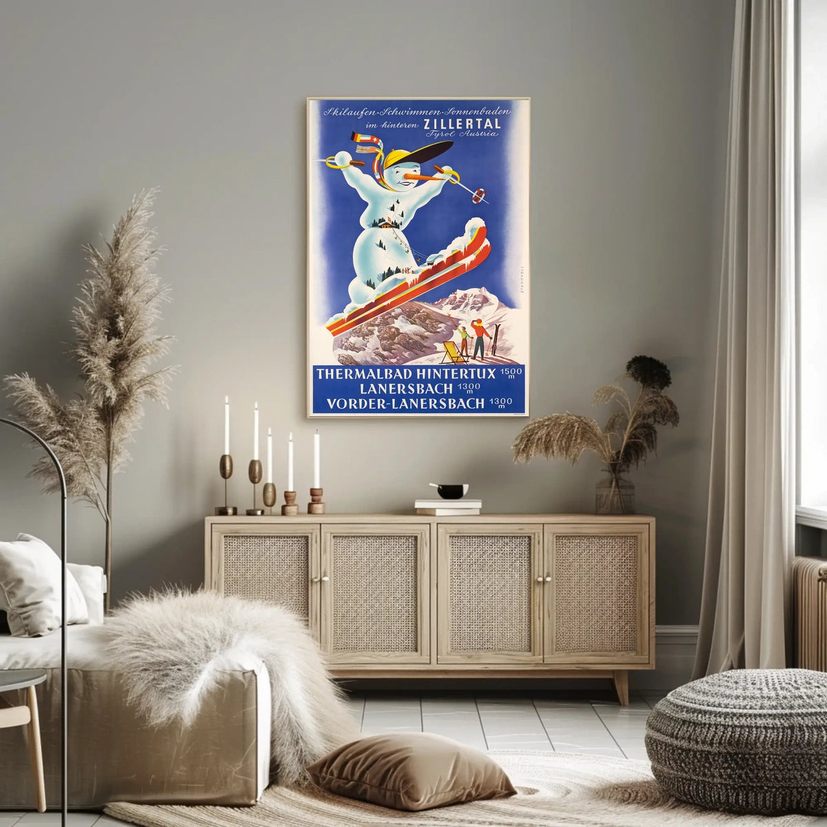 Zillertal Winter Wonderland Poster
