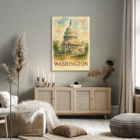 Capitol Building in Washington Poster