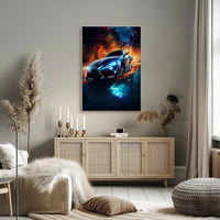 Racing Inferno Poster PosterGoat