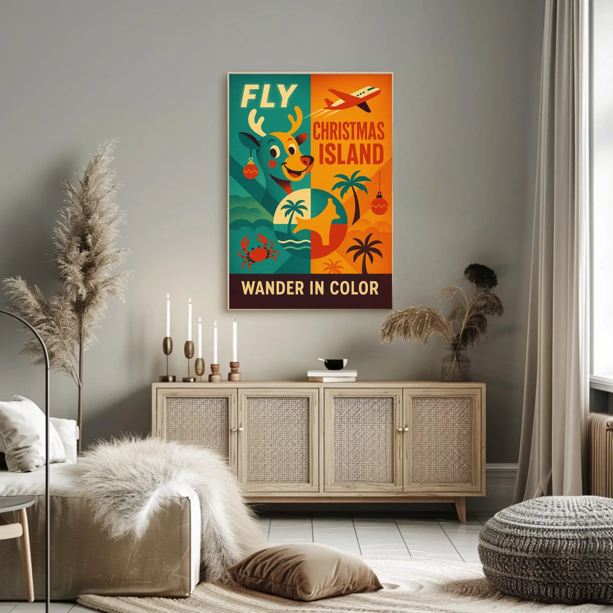 Fly to Christmas Island Poster