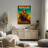 Legendary Wild West Cowboy Adventure Cultural or Heritage Poster