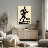 Jim Thorpe Legendary Athlete Poster