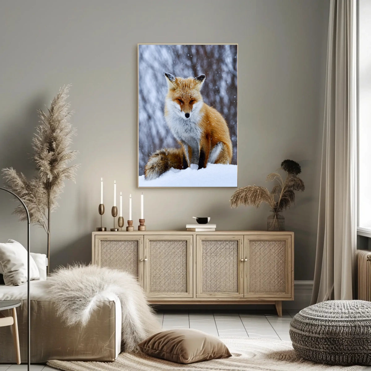 Winter Fox Poster