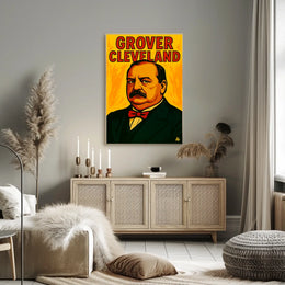 Grover Cleveland Vintage Portrait Poster