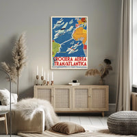 Crociera Aerea Transatlantica Poster