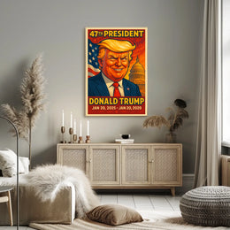 Trump Guardianship Liberty Patriotic Pop Art Poster