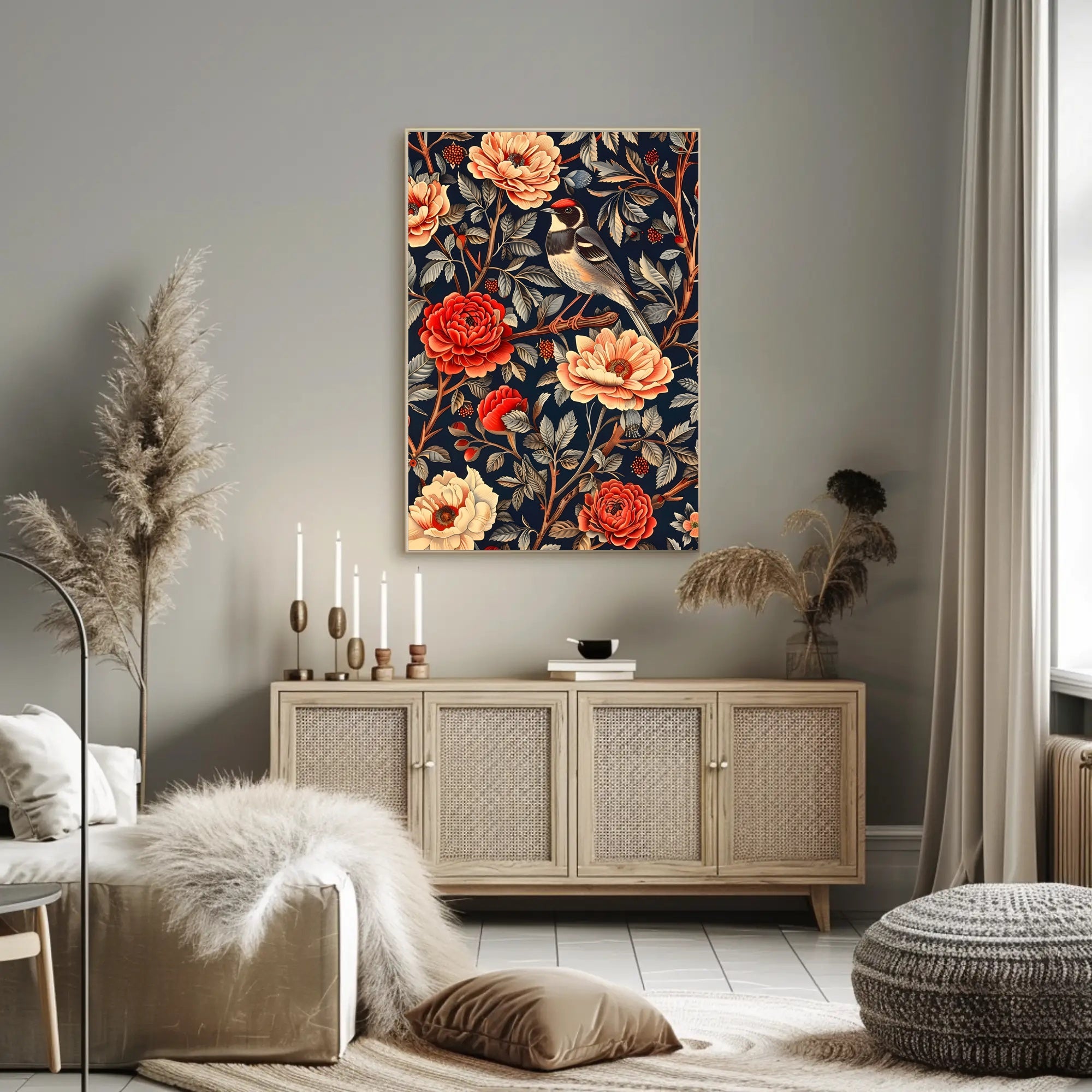 Nature's Harmony Floral Poster Print