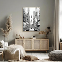 Times Square Urban Vibe Travel Poster