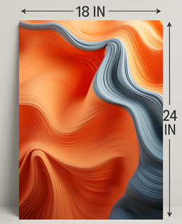 Flowing Colors Poster PosterGoat