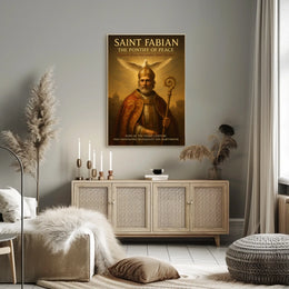 Saint Fabian The Pontiff of Peace Poster