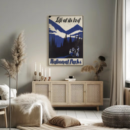 National Parks Vintage Travel Poster Print