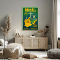 Brazil Ordem E Progresso Poster