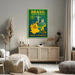 Brazil Ordem E Progresso Poster