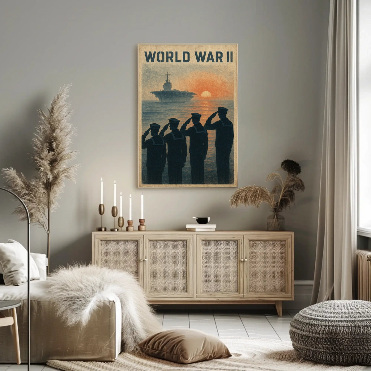 World War Ii Tribute Poster