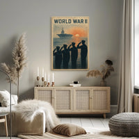 World War Ii Tribute Poster