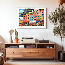 Amalfi Coast Flower Market Poster PosterGoat