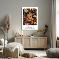 William Morris Cotton Prints Exhibition Artistic Poster