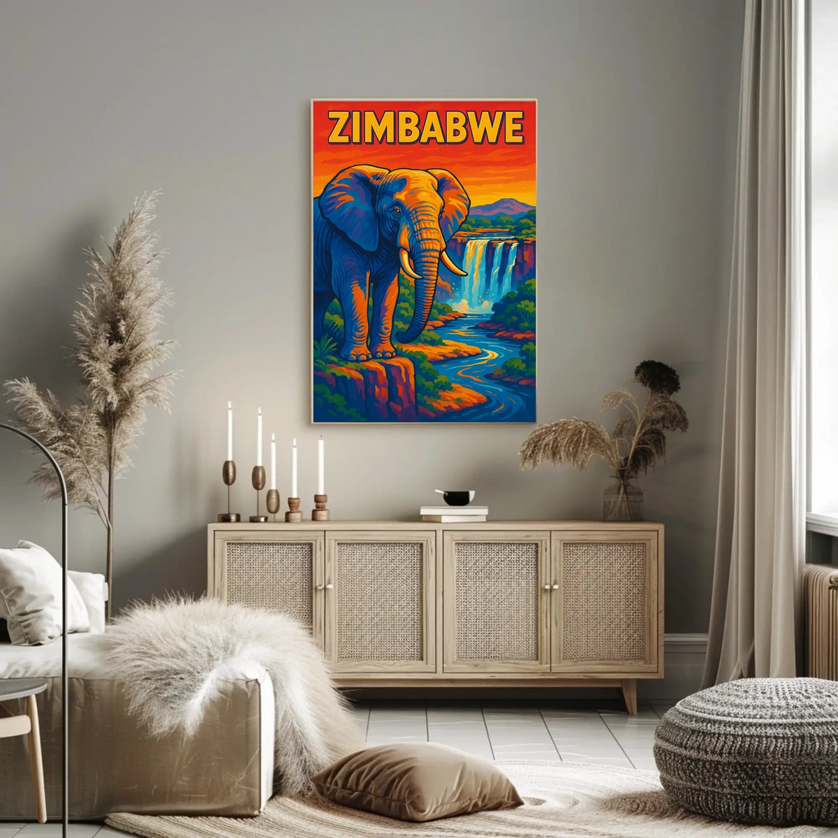 Majestic Zimbabwe Poster