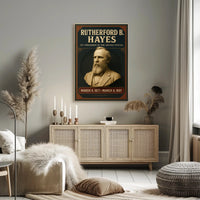 Rutherford B. Hayes Vintage Presidential Historical Poster PosterGoat