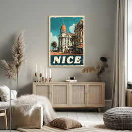Vintage Nice Travel Poster