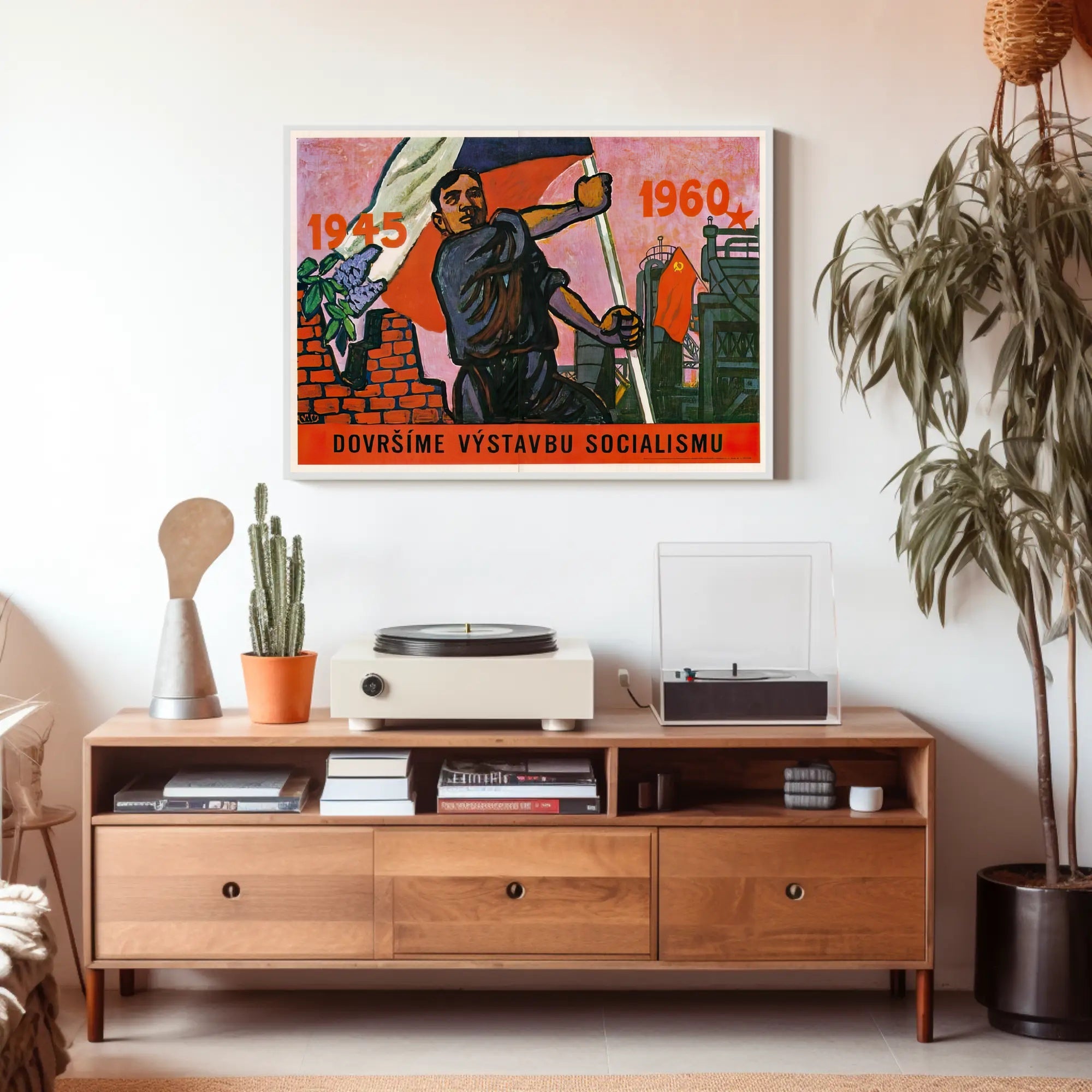 Post War Socialist Construction Poster