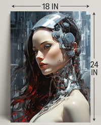 Cybernetic Elegance Poster PosterGoat