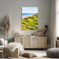 Ballybunion Coastal Golf Course Scenic Travel Poster